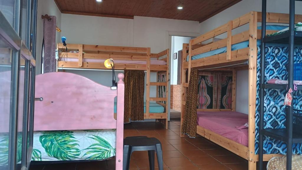 Postel nebo postele na pokoji v ubytování 7 Calcosas