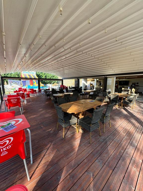 Restaurace v ubytování Camping Le Mas Sud Ardèche