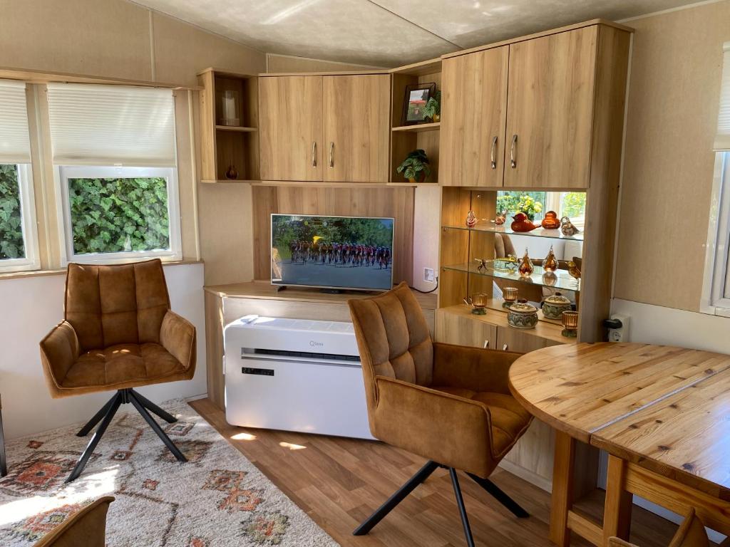 Kuchyň nebo kuchyňský kout v ubytování B&B De Turfsteker