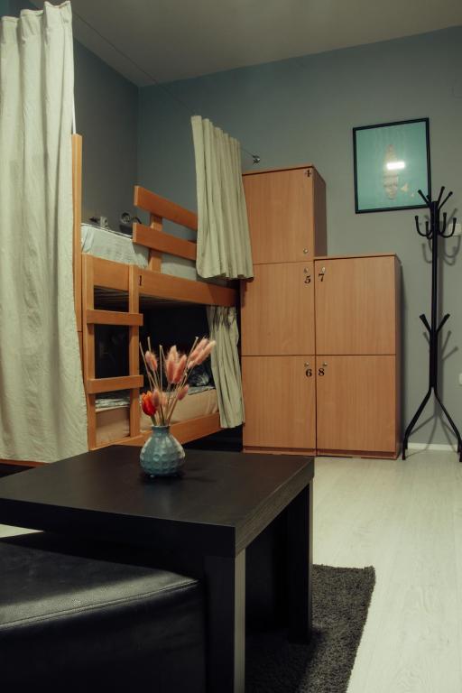 Postel nebo postele na pokoji v ubytování Skopje Downtown Hostel