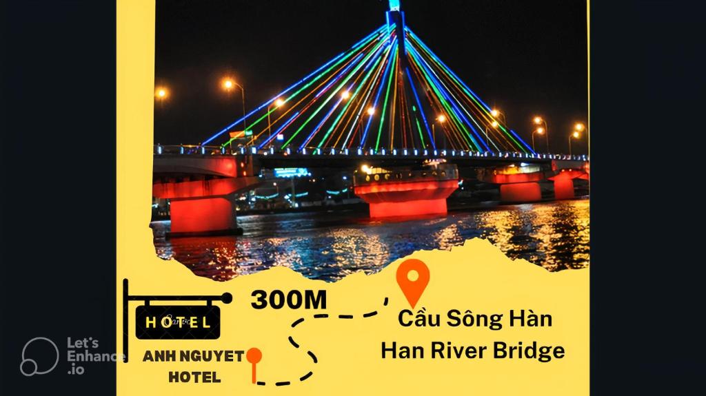 Certifikát, hodnocení, plakát nebo jiný dokument vystavený v ubytování Anh Nguyet Da Nang Hotel