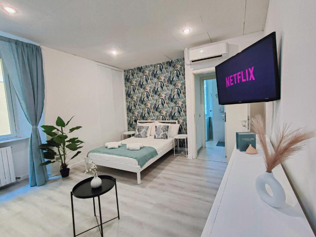 Posteľ alebo postele v izbe v ubytovaní S&M Apartments "Casa Anna" - Crocetta M3