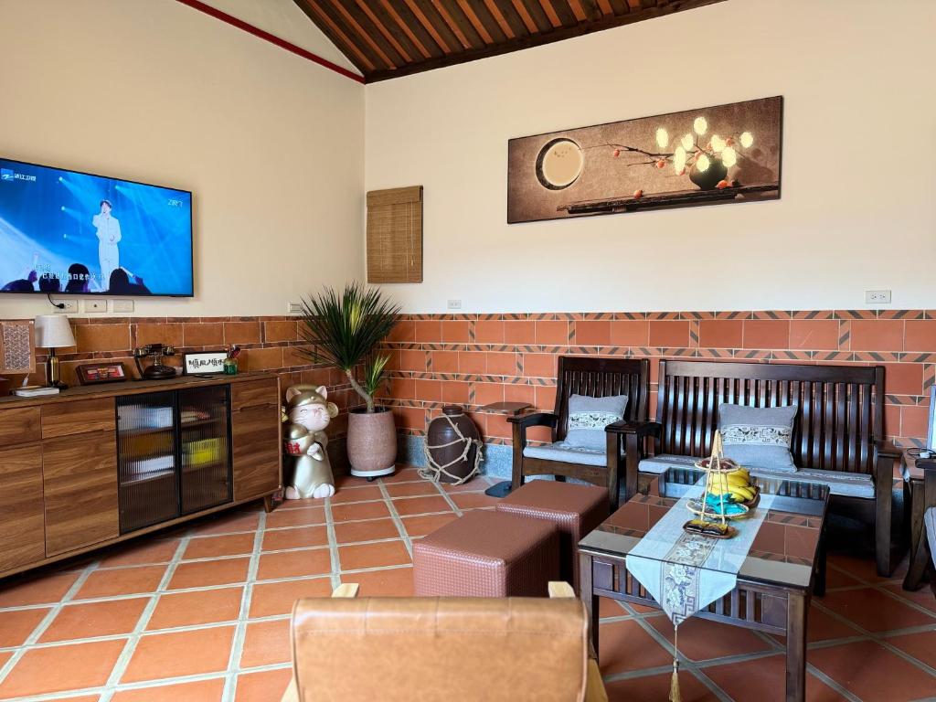 Posezení v ubytování Minnan Homestay