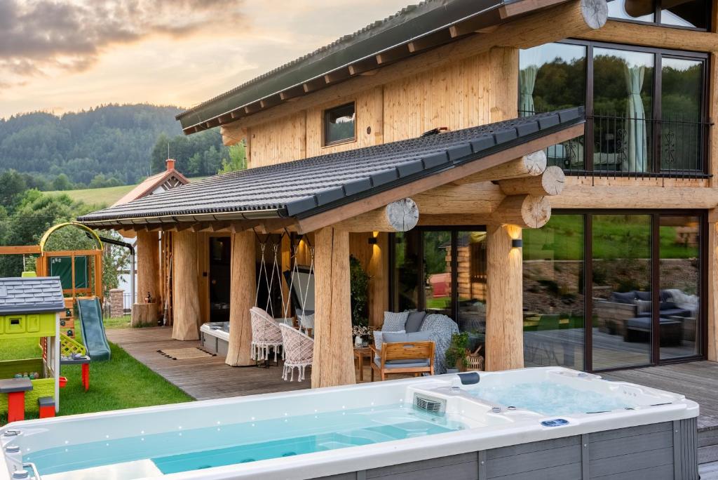 Fotografie z fotogalerie ubytování Wellness Sruby Losiny ve Velkých Losinách