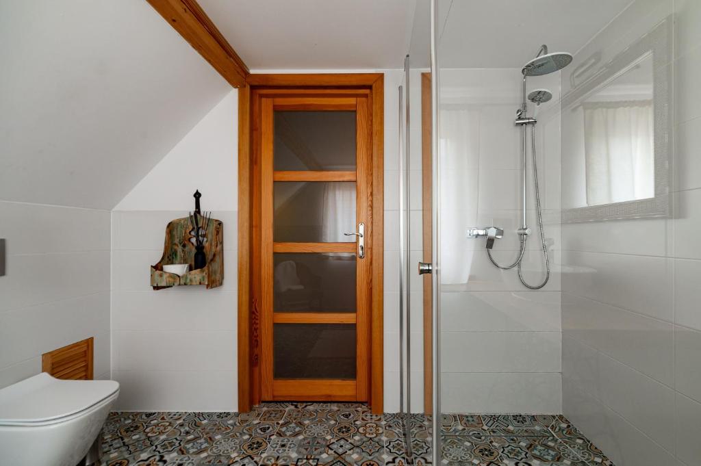 Kúpeľňa v ubytovaní Apartament nad Potokiem Sauna, Jacuzzi, SPA
