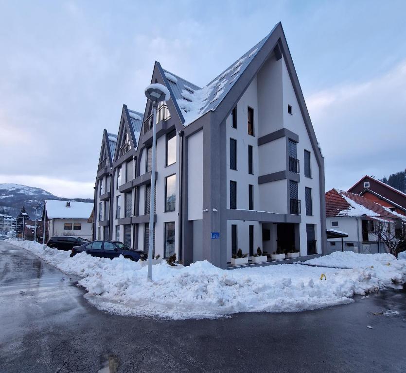 Budova, kde se apartmán nachází