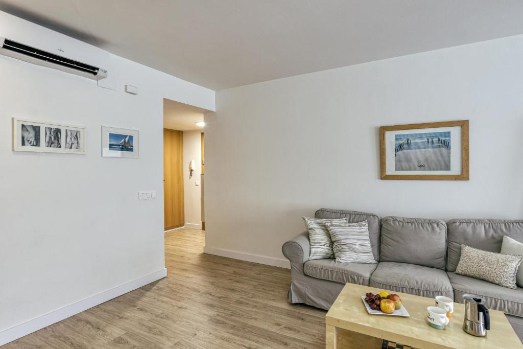Posezení v ubytování Loft Palamós