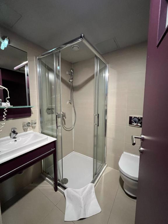 Koupelna v ubytování Szent Gellért Hotel