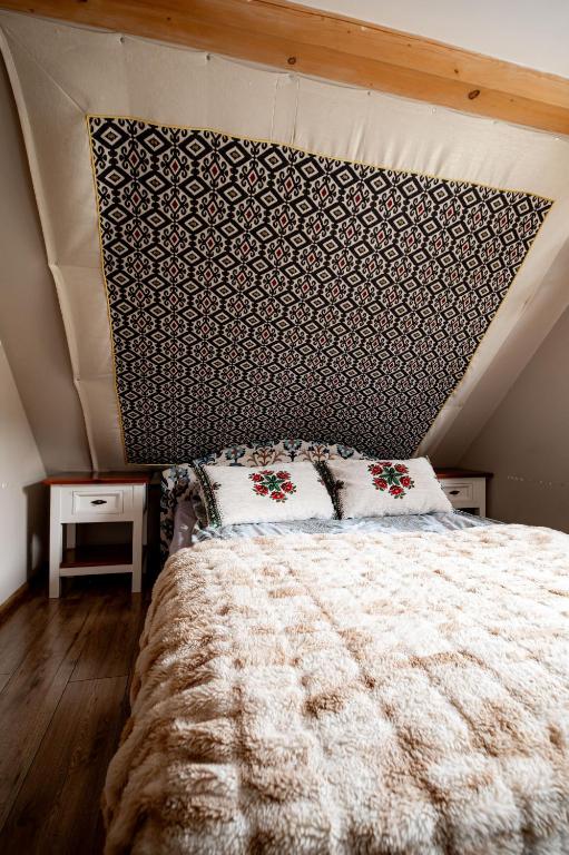 Posteľ alebo postele v izbe v ubytovaní Apartament nad Potokiem Sauna, Jacuzzi, SPA