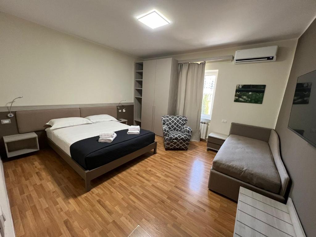 Postel nebo postele na pokoji v ubytování Affittacamere Il Faggio