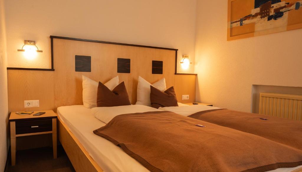 Posteľ alebo postele v izbe v ubytovaní Aparthotel Fernblick
