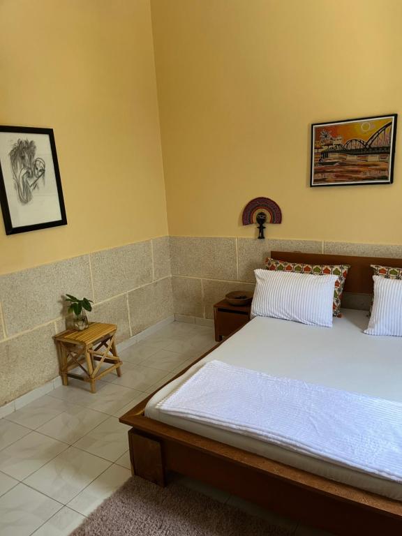 Llit o llits en una habitació de Chez saly