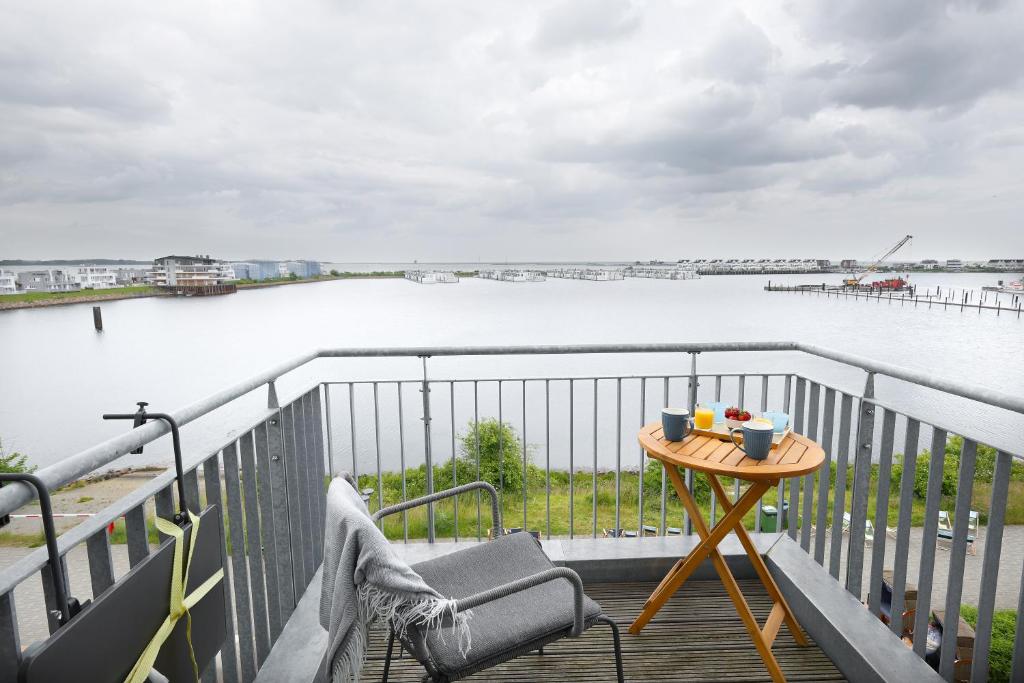 Výhled na řeku, která protéká v blízkosti apartmánu