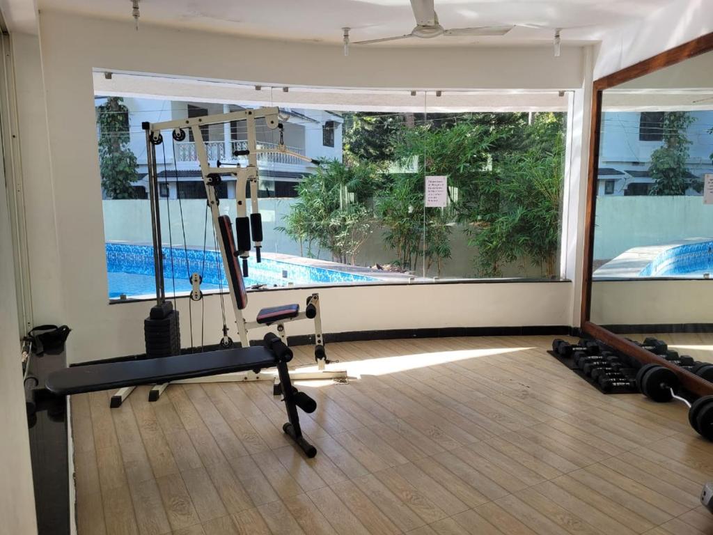 Fitness centrum a/nebo fitness zařízení v ubytování B&F Kensington Square