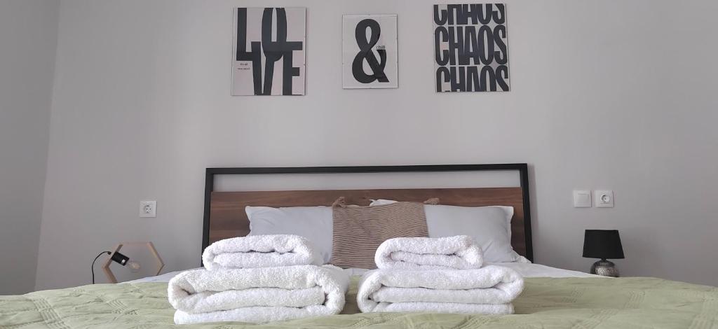 Postel nebo postele na pokoji v ubytování G&S cosy home