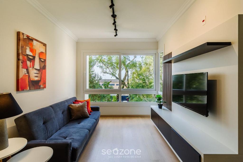 Posezení v ubytování Apto aconchegante bem localizado em POA - RFA303