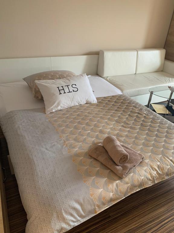 Letto o letti in una camera di ELTAKO penzion