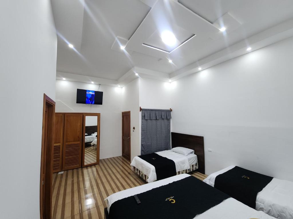 Postel nebo postele na pokoji v ubytování Costa Del Sol