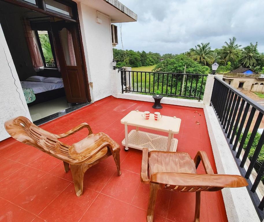 Balkón nebo terasa v ubytování 'Casa Sossegado' - 800 mts from Varca beach