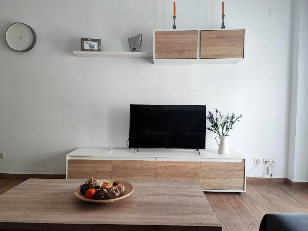 TV a/nebo společenská místnost v ubytování Apto 5 personas con todo equipado