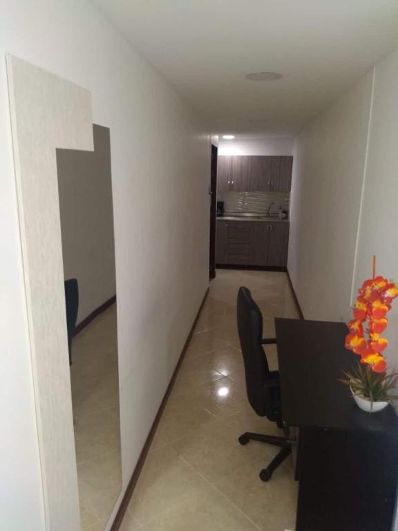TV a/nebo společenská místnost v ubytování Hotel Palo Alto Laureles