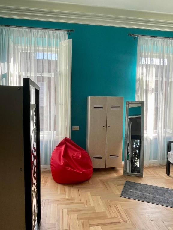 Postel nebo postele na pokoji v ubytování Communa Good Vibes