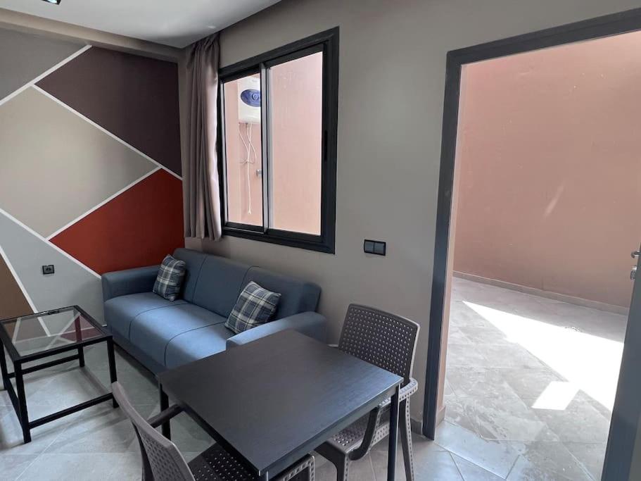 Posezení v ubytování Appartement No 1 vue sur la cour