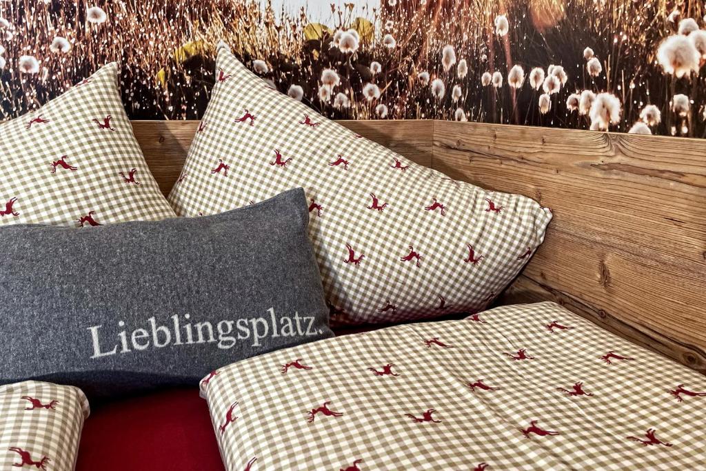 Postel nebo postele na pokoji v ubytování Pircher-Maes Apart & Stubaital