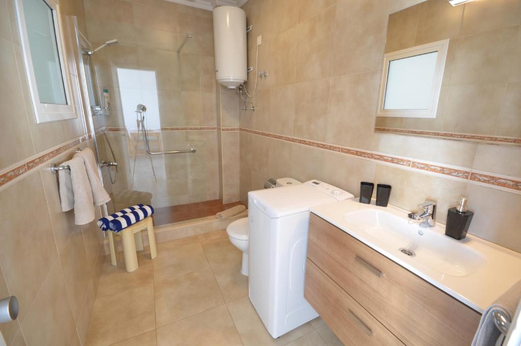 Koupelna v ubytování Apartamento MIRI