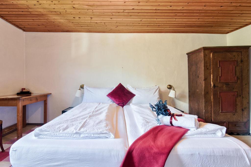 Postel nebo postele na pokoji v ubytování Privatzimmervermietung Messner