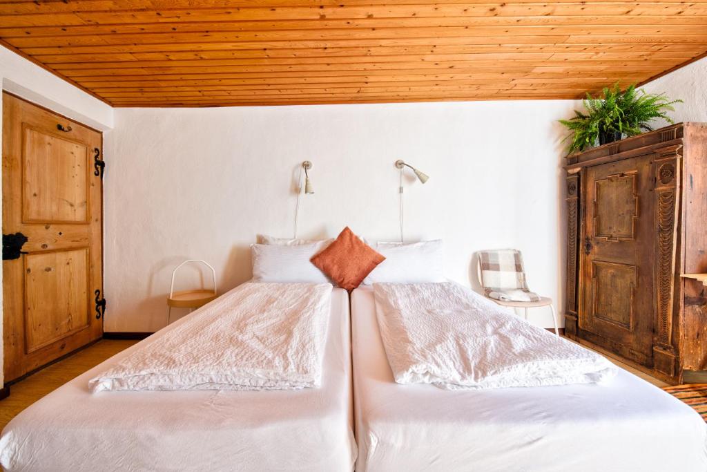 Postel nebo postele na pokoji v ubytování Privatzimmervermietung Messner