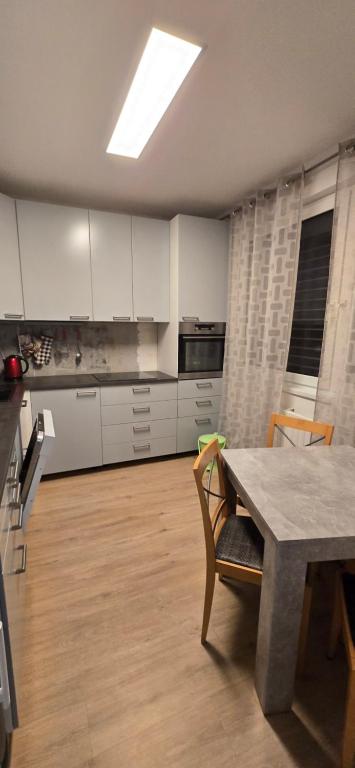 Kuchyň nebo kuchyňský kout v ubytování Saska apartment