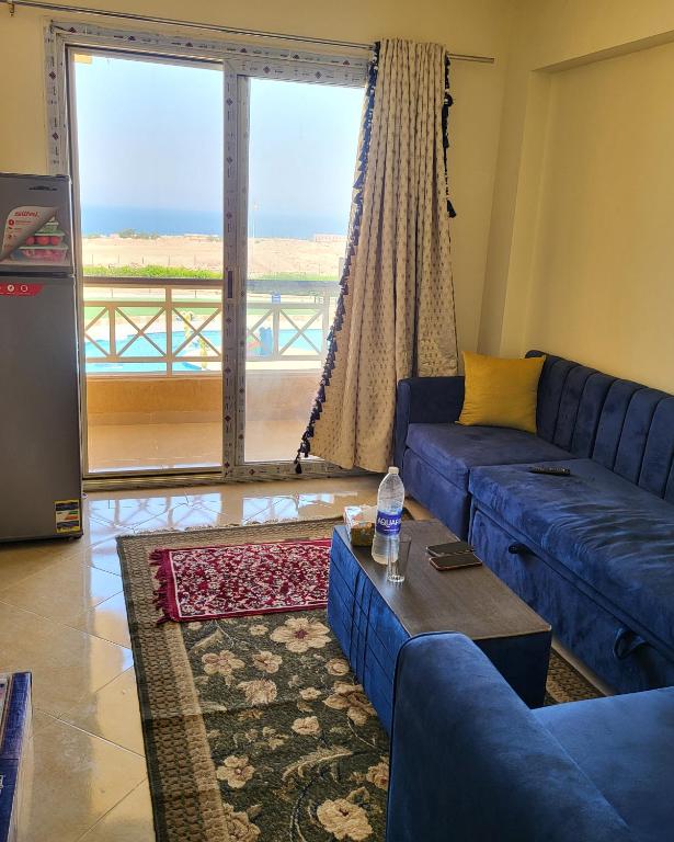Posezení v ubytování caribian Porto sokhna vip بورتو السخنة أكوا بارك للعائلات aqua park