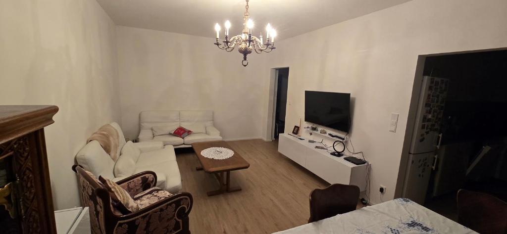 TV a/nebo společenská místnost v ubytování Saska apartment