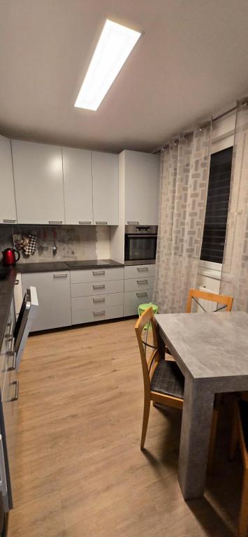 Kuchyň nebo kuchyňský kout v ubytování Saska apartment