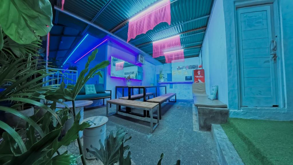 Patio nebo venkovní prostory v ubytování My Capsule Canggu