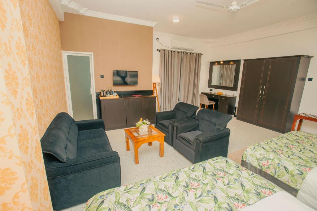 TV a/nebo společenská místnost v ubytování Sueen Nature Resort