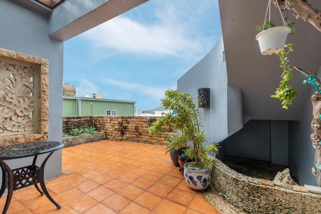 Balkón nebo terasa v ubytování Kenting Shen's Homestay