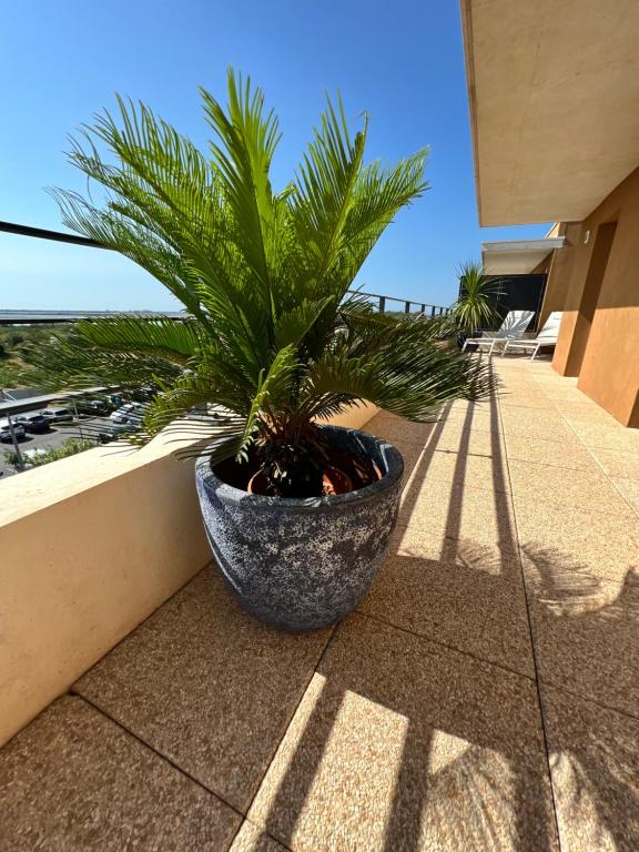 Balcone o terrazza di Cocon d'Ingril Penthouse vue mer