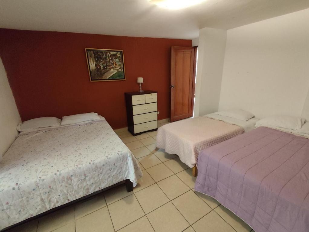 Postel nebo postele na pokoji v ubytování Casa Campo Isabel Quinteros