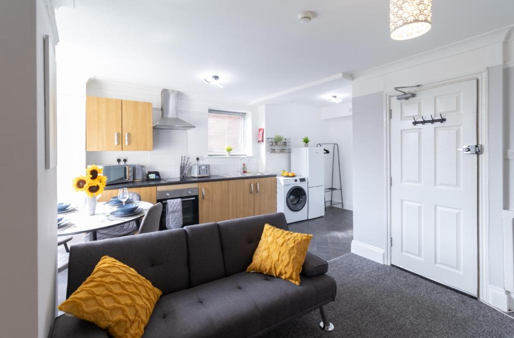 Kuchyň nebo kuchyňský kout v ubytování Open Mind Property - Cosy Apartment with 2 Beds