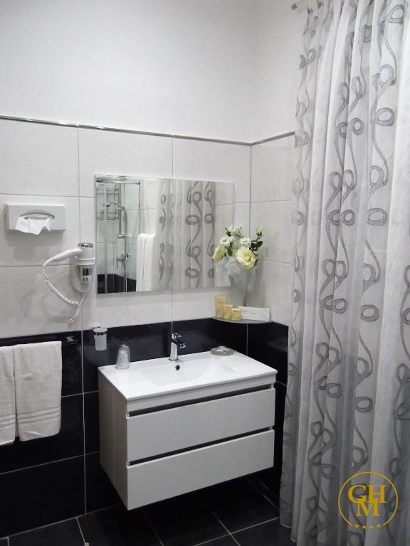 Koupelna v ubytování Grand Hotel Mosè