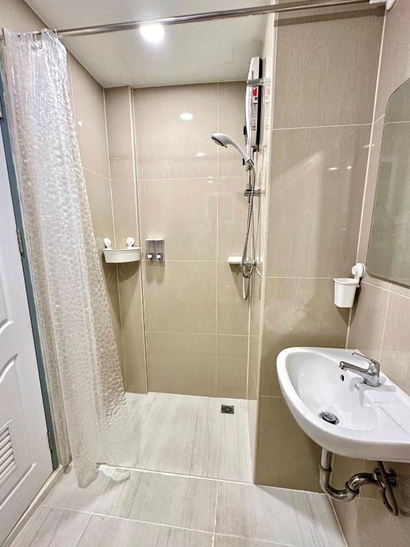 Koupelna v ubytování PR ROOM FOR RENT