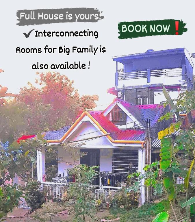 a collage of a house with the words full house is your interconnecting at Aliyah Transient House in Atimonan