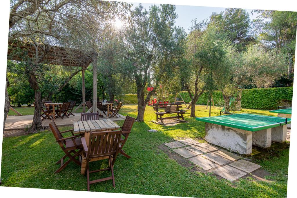 Zahrada ubytování Bio Agriturismo Salos