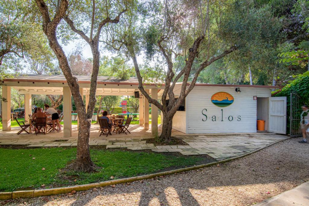 Zahrada ubytování Bio Agriturismo Salos
