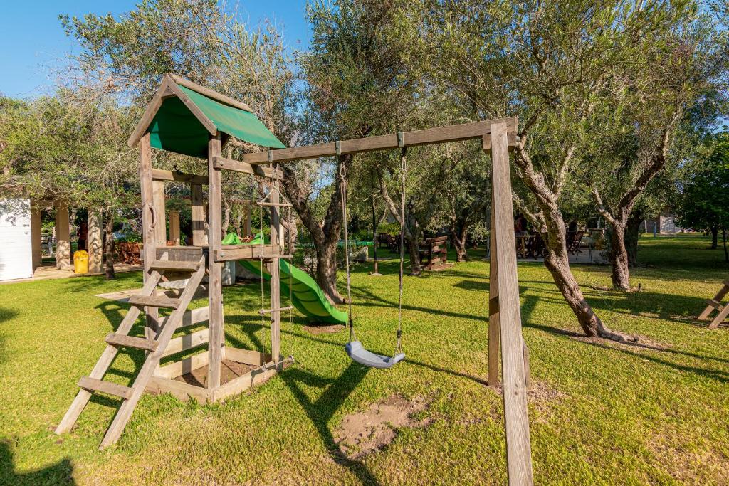 Herní místnost nebo prostor pro děti v ubytování Bio Agriturismo Salos