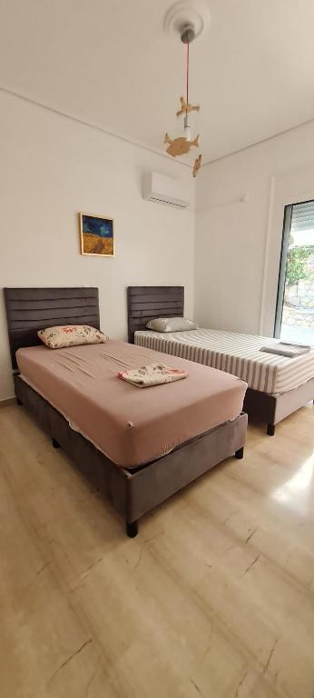 Posteľ alebo postele v izbe v ubytovaní Gerys house