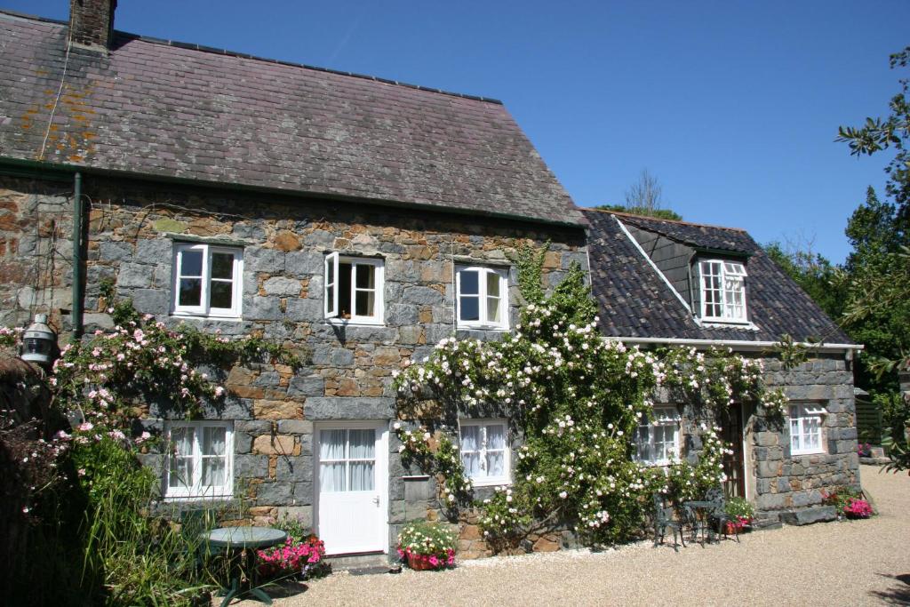 Zahrada ubytování Le Douit Farm Self Catering