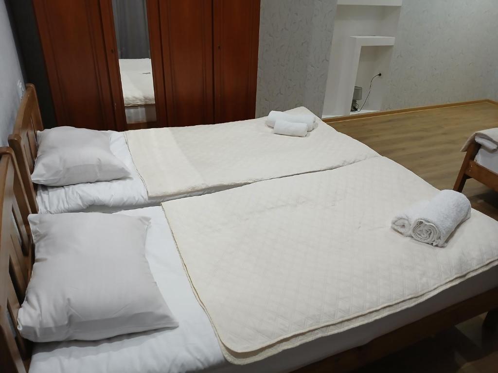 Postel nebo postele na pokoji v ubytování Mishgu Qor